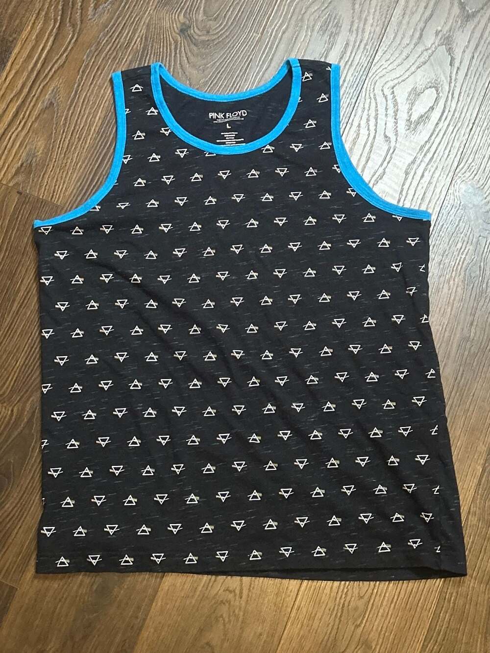 Pink Floyd Dark Side of the Moon Triangle Prism Print Tank Top
